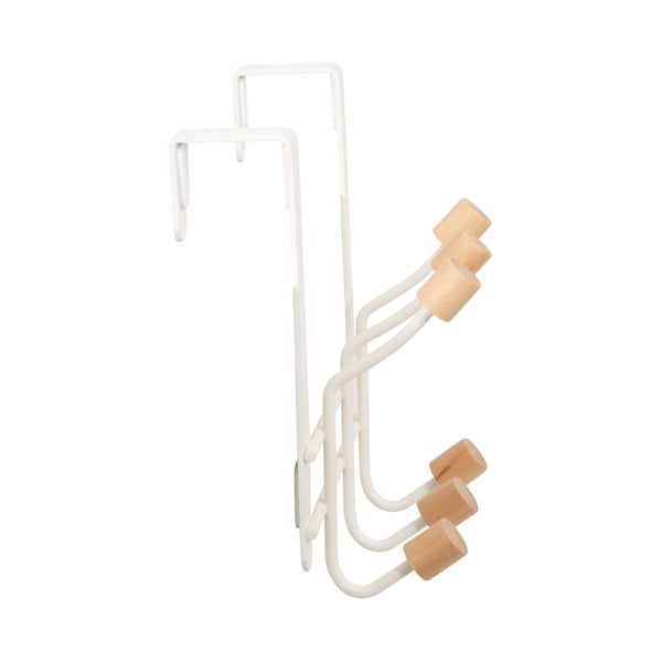 Závesný vešiak na dvere z kovu so 6 háčikmi Compactor-image-1