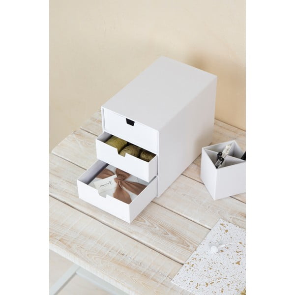 Biely zásuvkový box s 3 zásuvkami Bigso Box of Sweden Ingrid-image-1