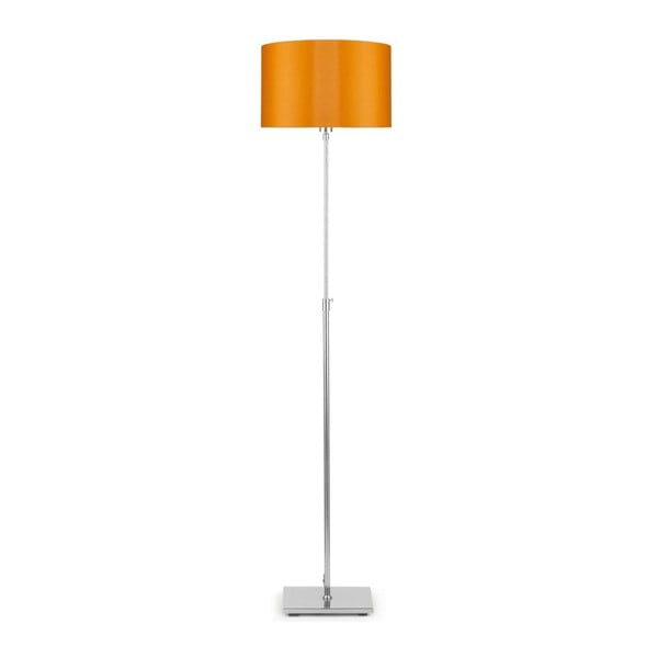 Sivá voľne stojacia lampa s oranžovým tiendilom Citylights Bonn