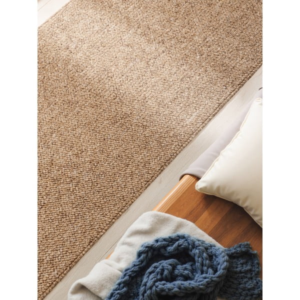 Svetlohnedý prateľný behúň 80x240 cm Rocco Caramel – Elle Decoration-image-3