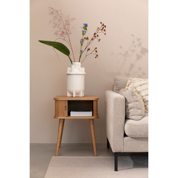 Nočný stolík v dekore duba v prírodnej farbe Barbier – Zuiver-image-1