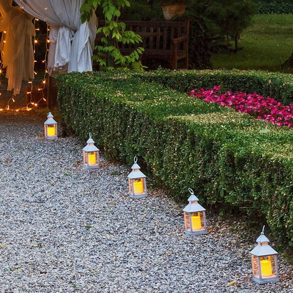 Ve k Biely Dekorat vny LED Lamp Vhodn Do Exteri ru Tomasucci Lante 