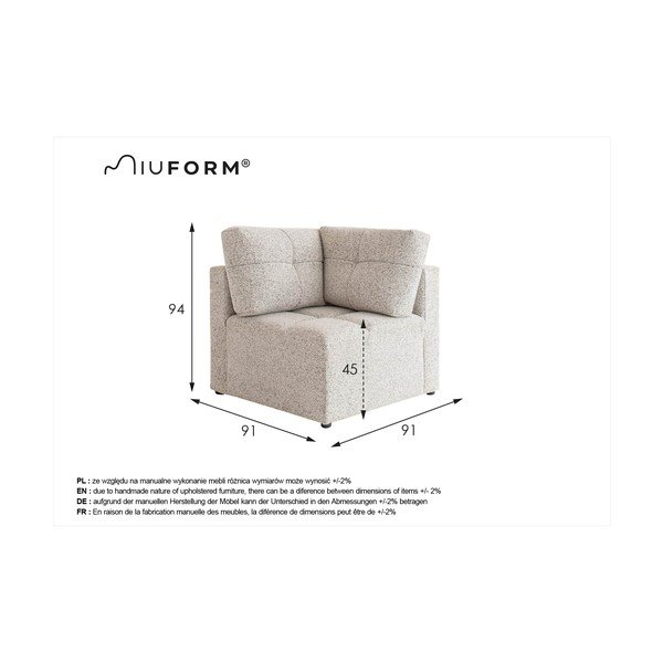 Béžový modul pohovky Lulu – Miuform-image-4