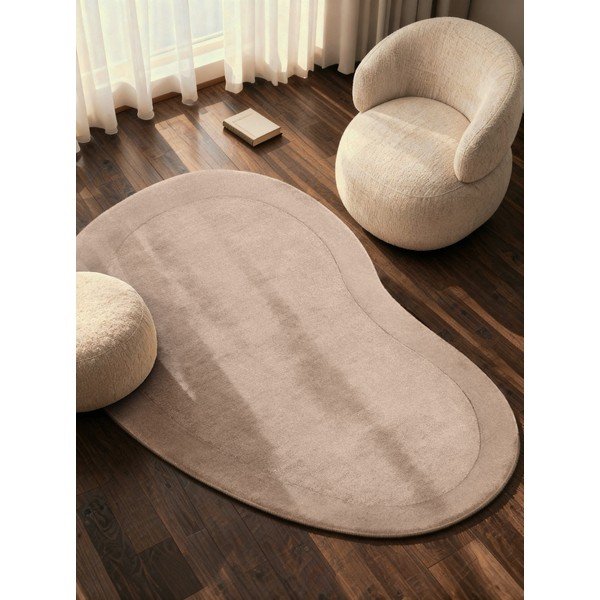 Béžový ručne tkaný koberec s prímesou vlny 125x200 cm Kari Organic – Villeroy&Boch-image-1