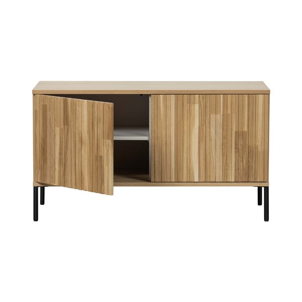 TV stolík v dekore duba v prírodnej farbe 100x56x44 cm Gravure – WOOOD-image-3