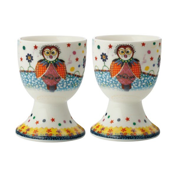 Súprava 2 porcelánových kalíškov na vajcia Maxwell & Williams BooBook