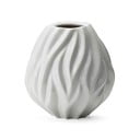 Biela porcelánová váza Morsø Flame, výška 15 cm