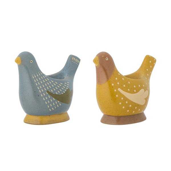 Kameninové stojančeky na vajíčka v súprave 2 ks Birdy – Bloomingville-image-4
