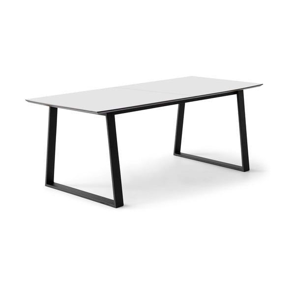 Rozkladací jedálenský stôl s bielou doskou a prídavnou doskou 100x210 cm Meza – Hammel Furniture