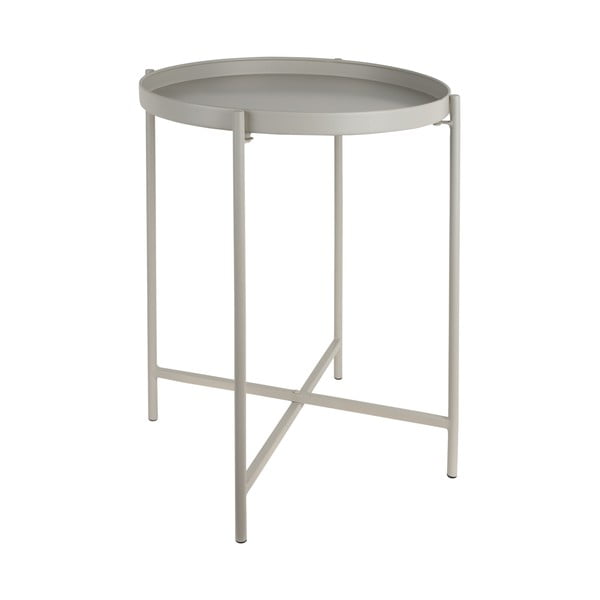 Kovový okrúhly odkladací stolík ø 40 cm Meseta  – Leitmotiv