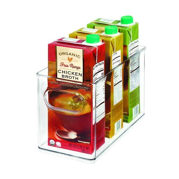 Transparentný úložný box iDesign The Home Edit, 25,4 x 12,7 cm-image-3