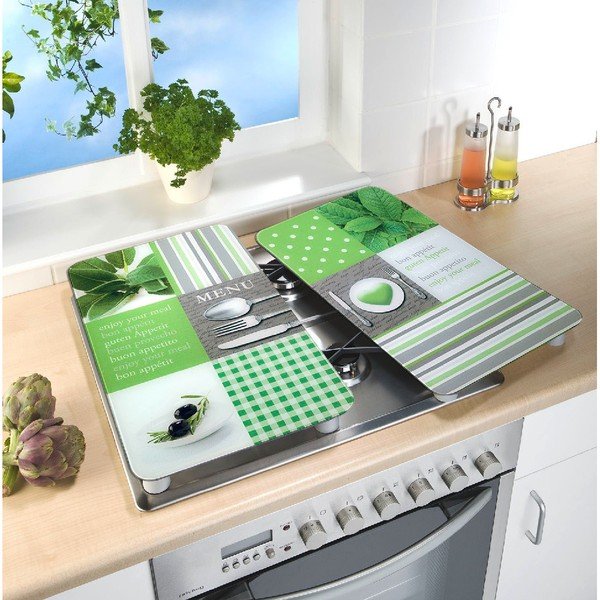 Sada 2 sklenených krytov na sporák Wenko Menu-image-2