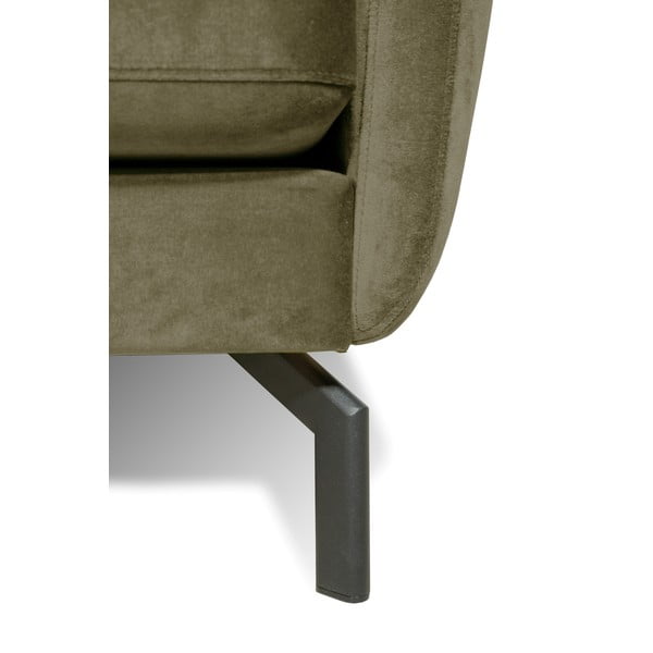 Zelená zamatová rohová pohovka (ľavý roh) Magic - Scandic-image-4