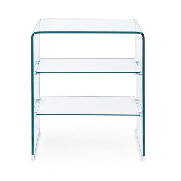 Sklenený odkladací stolík 40x50 cm Iride – Bizzotto