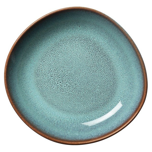 Tyrkysovo-hnedá kameninová misa Villeroy & Boch Like Lave, ø 22 cm-image-2
