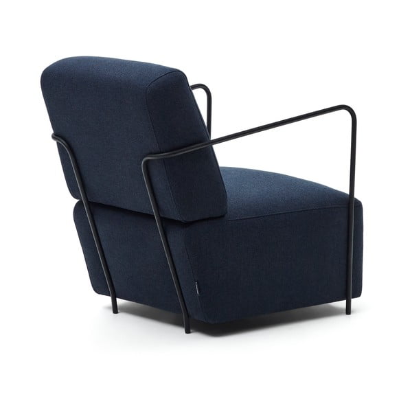 Modré kreslo Gamer – Kave Home-image-3