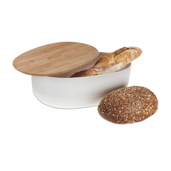 Biela dóza na chleba Kela Namur, 37,5 x 23 cm-image-2