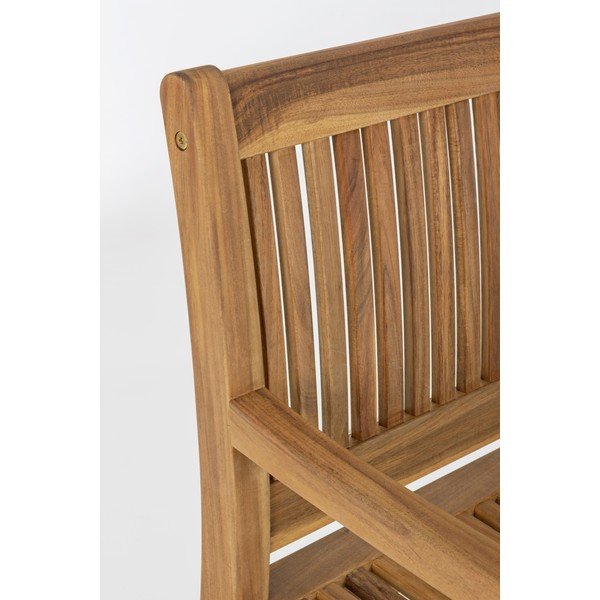 Drevená záhradná lavica v prírodnej farbe Noemi – Bizzotto-image-1