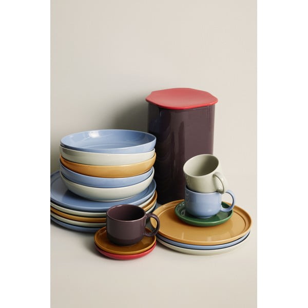 Krémový tanier z kameniny ø 28 cm Amare – Hübsch-image-4