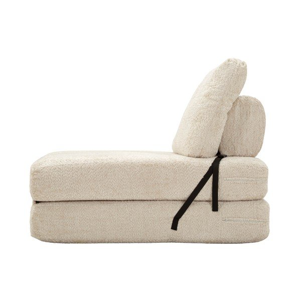 Biele rozkladacie kreslo z textílie buklé Faster – Mauro Ferretti-image-4