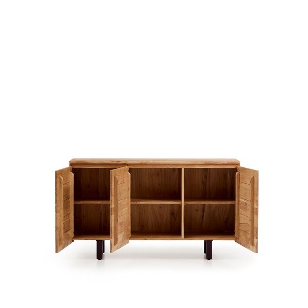 Komoda z masívu akácie v prírodnej farbe 150x88x40 cm Uxue – Kave Home-image-4