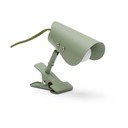 Zelená kovová stolová lampa s klipom (výška  16 cm) Jula – Kave Home