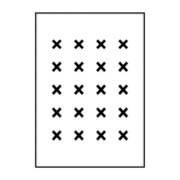 Plagát Imagioo Crosses, 40 × 30 cm