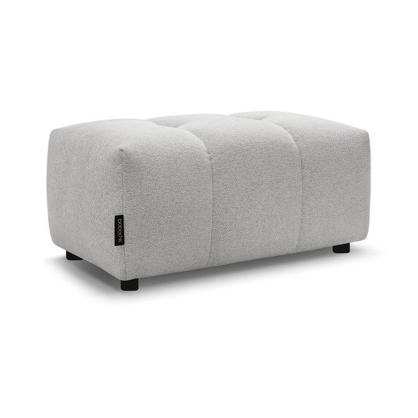 Svetlosivá ženilková podnožka Roxelane – Bobochic Paris-image-3