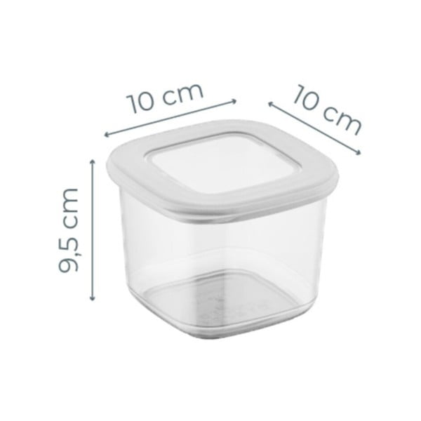 Plastové dózy v súprave 12 ks na potraviny Fresco – Hermia-image-2