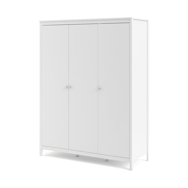 Biela šatníková skriňa 150x199 cm Madrid – Tvilum-image-4