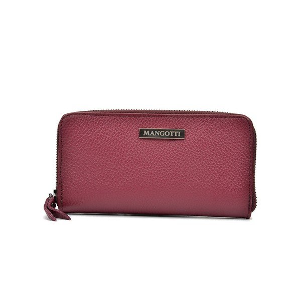 Červená kožená peňaženka Mangotti Amanda-image-2