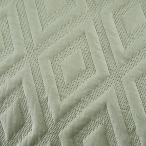 Zelené obliečky na jednolôžko 135x200 cm Jacob Geo – Catherine Lansfield-image-4