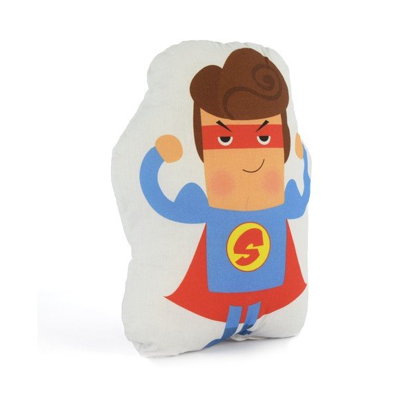 Detský bavlnený vankúšik Baleno Super Hero, 40 × 30 cm-image-1