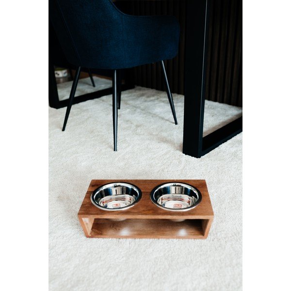 Drevená súprava misiek s podstavcom pre psa Dog Fantasy – Plaček Pet Products-image-2