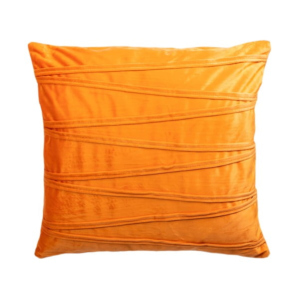 Oranžový dekoratívny vankúš JAHU collections Ella, 45 x 45 cm