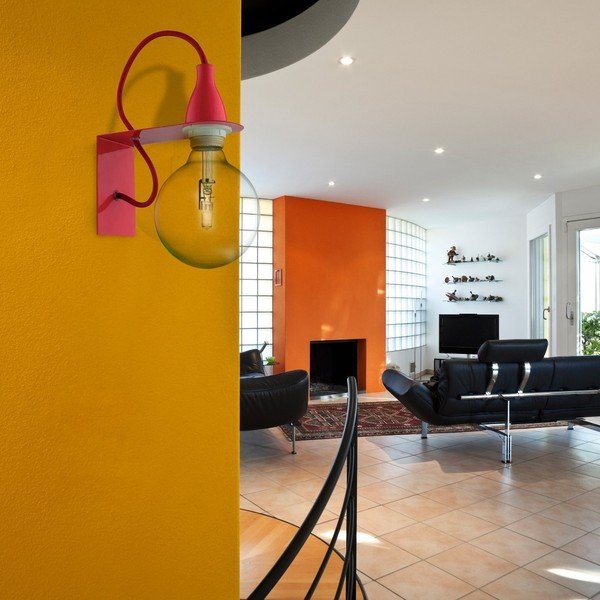 Červené nástenné svietidlo Evergreen Lights City-image-2