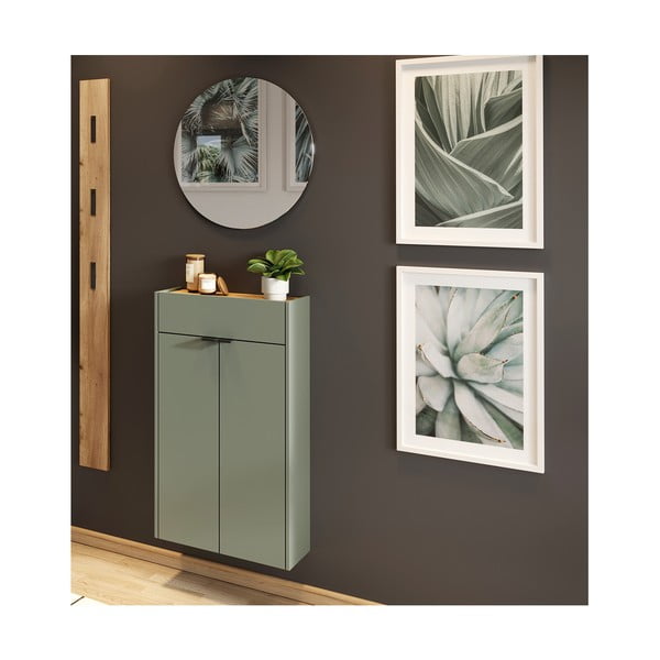 Zelená/v prírodnej farbe predsieňová zostava Ameca – Germania-image-2