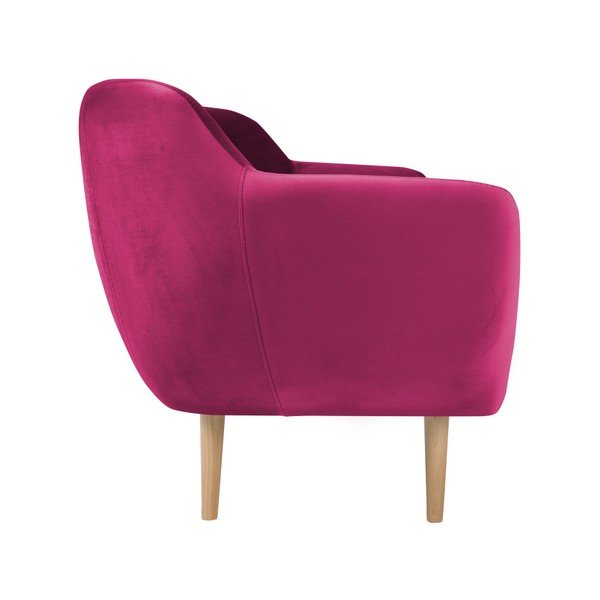 Ružové kreslo Mazzini Sofas Amelie-image-1