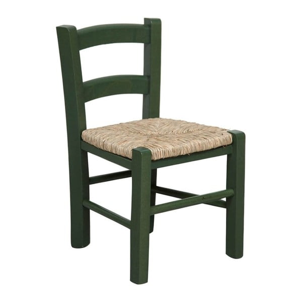 Zelená detská stolička Alis