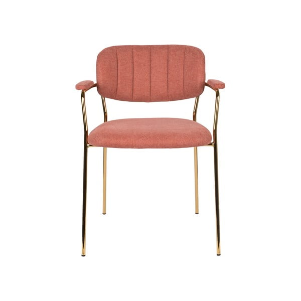 Ružové jedálenské stoličky v súprave 2 ks Jolien – White Label-image-2