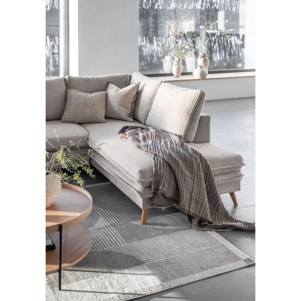 Béžová rozkladacia rohová pohovka (pravý roh) Charming Charlie – Miuform-image-4