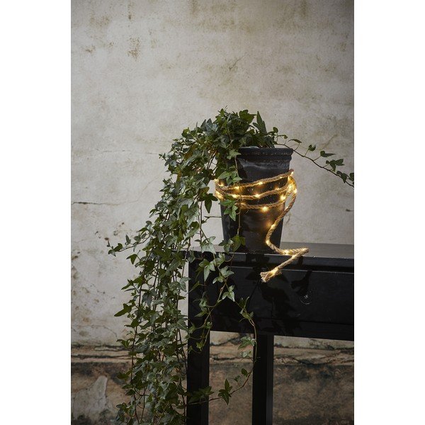 Hnedá LED svetelná reťaz Star Trading Jutta, 40 svetielok, dĺžka 200 cm-image-1