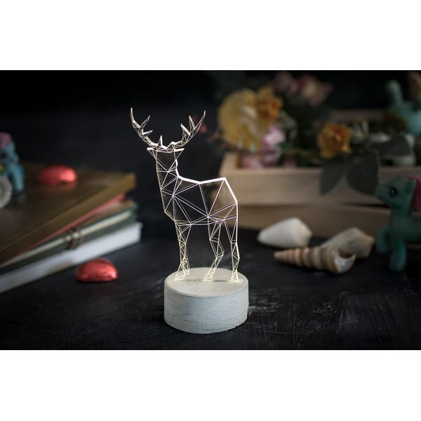 Náladové svetlo Deer, 20 cm