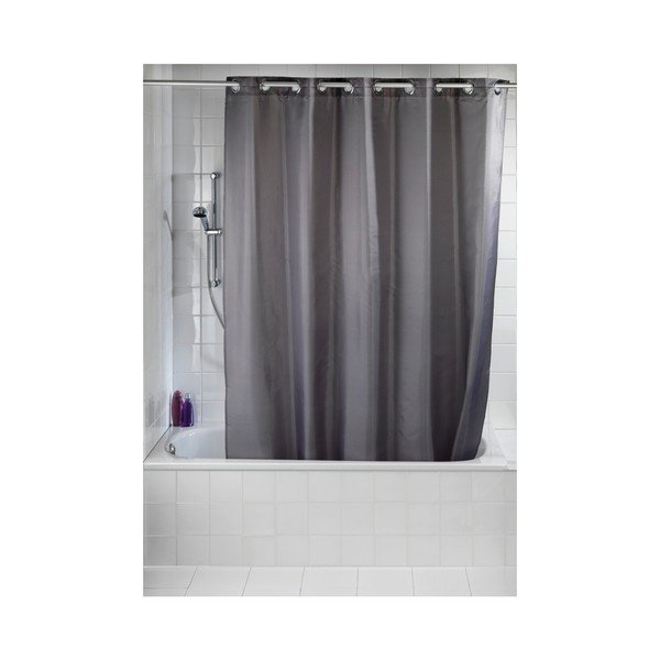 Sivý sprchový záves Wenko Comfort Flex, 180 x 200 cm-image-1