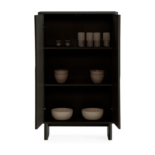 Čierna skrinka 80x130x40 cm Solei – MOME-image-1