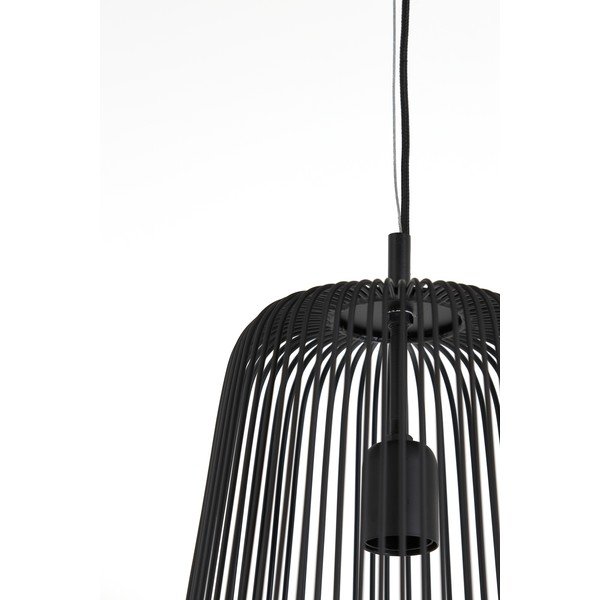 Čierne stropné svietidlo ø 27 cm Rilanu - Light & Living-image-1