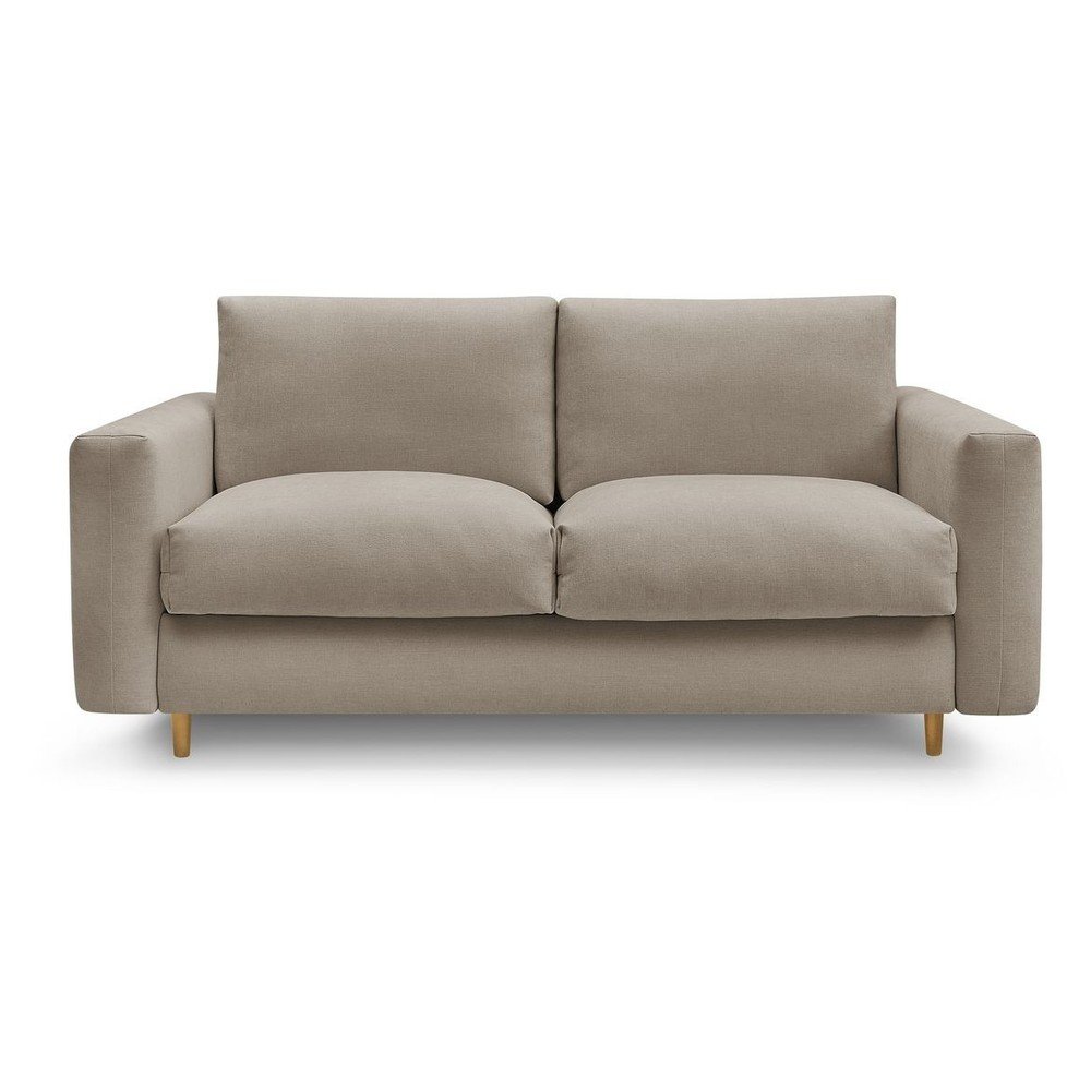 Taupe pohovka na každodenné spanie/rozkladacia 200 cm Cocoone – Bobochic Paris