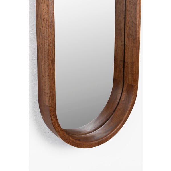 Nástenné zrkadlo s dreveným rámom 24x120 cm Nyko – White Label-image-2