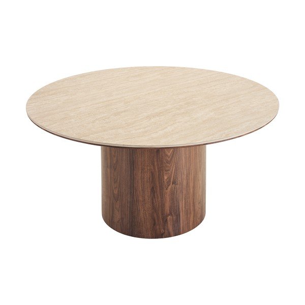 Okrúhly jedálenský stôl s keramickou doskou ø 140 cm Delphi – House Nordic-image-2