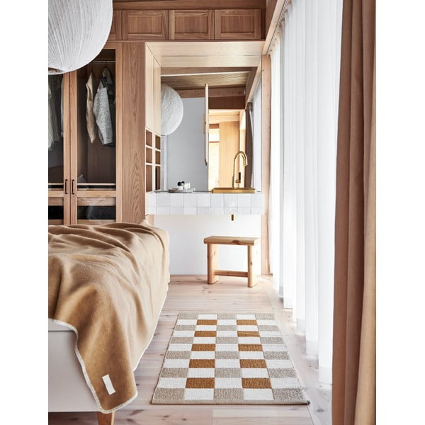 Okrovožlto-béžový vnútorný a vonkajší behúň 70x160 cm Pix Vanilla Ochre – Pappelina-image-1